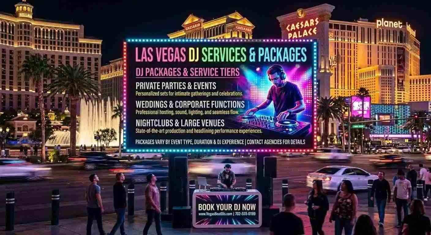 Las Vegas DJ prices per hour pricing guide for weddings and events 2026