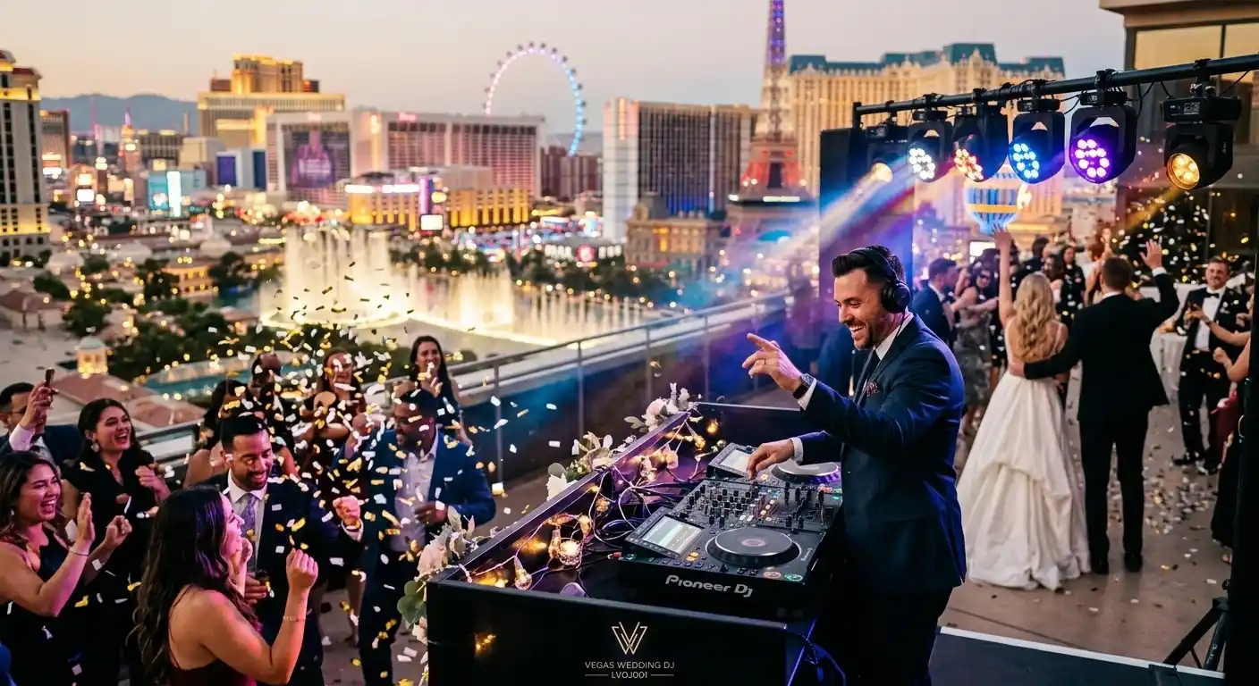 destination wedding dj las vegas: Rock your Vegas wedding.
